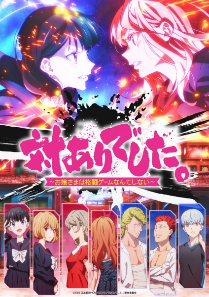 Young Ladies Don't Play Fighting Games anime poster